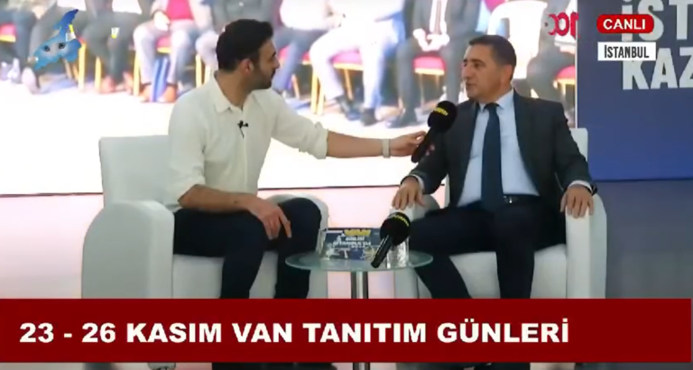 Başkanımız VAN TV’YE konuştu