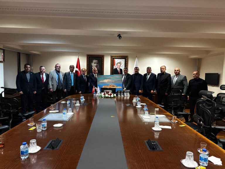 İçişleri Bakan Yardımcısı Sayın Münir Karaloğlu’nu makamında ziyaret